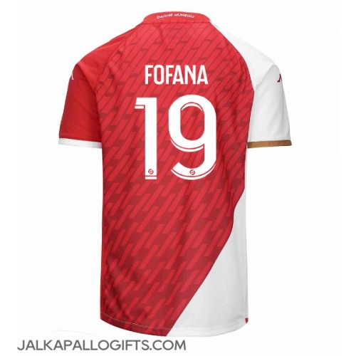 AS Monaco Youssouf Fofana #19 Kotipaita 2023-24 Lyhythihainen